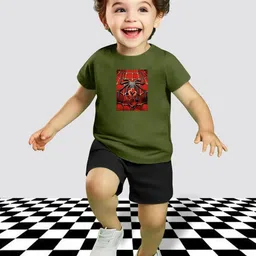 MGRS Kids-Unisex Olive Clothing Set-image-86