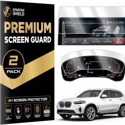 spartan shield Screen Guard for BMW X3 | 12.3 Inch Infotainment Guard || Anti FIngerprint || Car Digital Display Accessory 2024 [Not Tempered Glass]-image-22