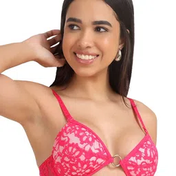 SELFCARE Abstract Bra Half Coverage Lightly Padded image 4