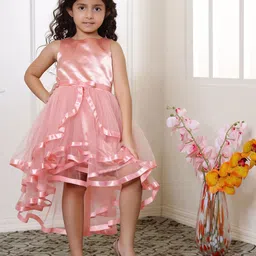 Toy Balloon kids Girls Net Fit & Flare Dress-image-4