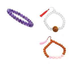 Divine souvenirs Unisex Set Of 3 Artificial Beaded Bracelets-13