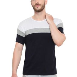 BI FASHION Men Colourblocked Cotton T-shirt-image-89