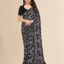 Moda Rapido Kalamkari Poly Georgette Saree-picture-26