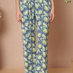 TAG 7 Pack Of 2 Printed Cotton Mid-Rise Lounge Pants-image-64
