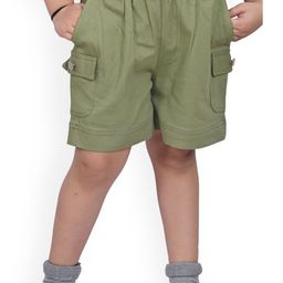 Megha Overseas Unisex Kids Running Cargo Shorts-image-7