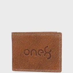 One8 Men Geometric Textured Leather Two Fold Wallet-10