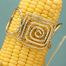MoedbuilleGold-Plated Oxidised Cuff Bracelet-picture-21