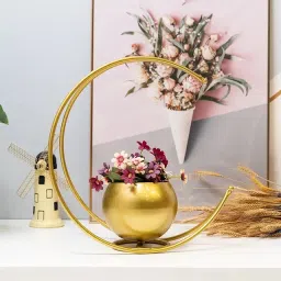 Creative metal geometric home designer vase Iron Vase-10
