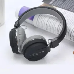 worricow Headphone With FM and SD Card Slot and calling controls Bluetooth Headset image 5