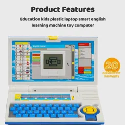 kapishreeenterprise Educational Computer ABC and 123 Learning Kids Laptop with LED Display and Music image 4