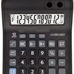 CT-2000 Dual Display Desktop Powered by Solar & Battery, Enhanced with Soft Keys BasicCalculator-7