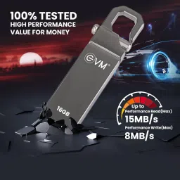 EVM EnStore Pen Drive - Read Speeds up to 15MB/s 16 GB OTG Drive Compatible with Desktop Computer, Laptop USB 2.0 Metal Case image 3