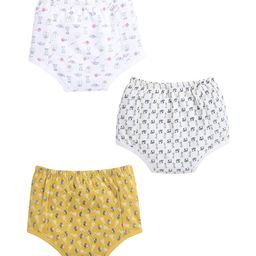 Little Angels Unisex Kids Pack of 3 Printed Cotton Re-Useable Padded Underpants-5