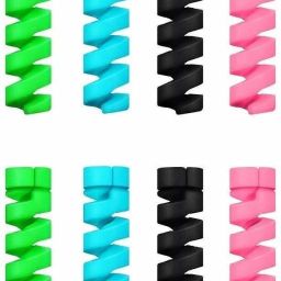 True Desire 8 Pieces Mobile, Laptop Charging Cables & Earphones Wire Protector Cable Protector-image-19