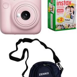FUJIFILM Instax mini 12 Blossom Pink Instant Film Camera with 10x2 film, Blue pouch Instant Camera-image-99