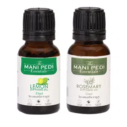 The Mani Pedi Essentials Set Of 2 Lemon & Rosemary Diffuser Oil 15ml-5