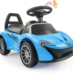 Kids music and lights, 1 to 4 years, kids toy on mc laren Car Non Battery Operated Ride On-image-50