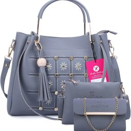 Women Grey Messenger Bag - Mini-image-91