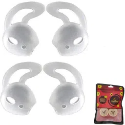 Crysendo Compatible with AirPods 1/2 | Silicone Earbuds Eartips Earhooks Grip Case Cover In The Ear Headphone Cushion-40