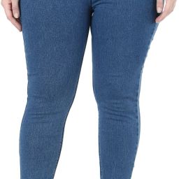 Women Slim Mid Rise Blue Jeans-image-10