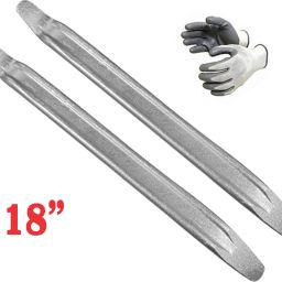 2Pc 18inch Tyre Lever Chrome finish for Truck, Car, Bike Tube Tyre Puncture Tubed Tyre Puncture Repair Kit-image-79