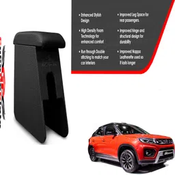 cubodeplato CDP_ArmRest_blk_Vitara_Brezza_2020 Car Armrest-picture-10