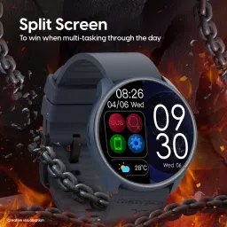 Fastrack Revoltt FR1 Pro|1.3Inch AMOLED display with 600 Nits|Advanced BT Calling Chipset Smartwatch image 5
