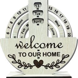 Welcome To Our Home (Lifetime Infinite Round Calendar Office/Home) 2025 Table Calendar-19