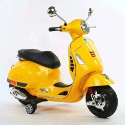 Vespa 12v Battery Operated Rechargeable Ride On Scooter with Foot Accelerator Scooter Battery Operated Ride On-image-19
