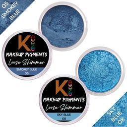 KINDED Set of 2 Makeup Pigments Loose Shimmer Powder Eyeshadow 3 g Each - 05 & 08-18