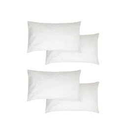 JDX Set Of 2 White Solid Rectangular Sleeping Pillows image 3