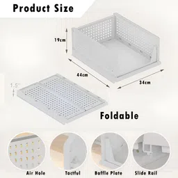 Kuber Industries White 2 Pieces Textured Drawer Organisers image 3