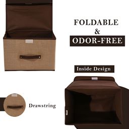 Kuber Industries Brown Set of 2 Regular Drawer Organiser Organisers image 3