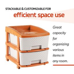 Kuber Industries White Set of 1 Reusable Drawer Organiser Organisers image 5