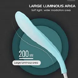 vanshita Rechargable Led Reading Level Brightness And Touch Table Lamp V252 Study Lamp image 2