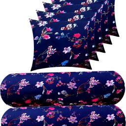 Microfibre Floral Bolster Pack of 7-image-39