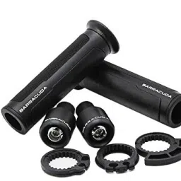 Barracuda Handle Grip with Metal Handlebar Ends with Aluminum Insert for Bikes Handle Bar Grip For Universal For Bike Universal For Bike-31
