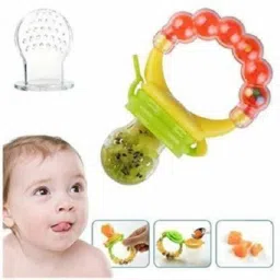 moms angel Fruit and Food Nibbler & Feeding Pacifier Feeder Teether and Feeder Soother image 2