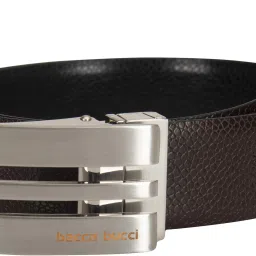 Men Casual, Formal Black, Brown Genuine Leather Reversible Belt-image-76
