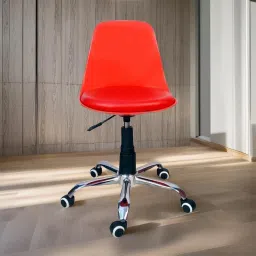 Study Stool With Chrome Base. Fabric Office Executive Chair-image-35