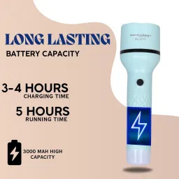 dazzel flex Portable Rechargeable Torch Emergency Light With 4 Mode Light Type C Fast Charge Torch image 4