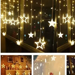 SPARK WORLD Yellow Star-Shaped String Lights image 3