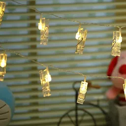 ENORMITY Transparent Photo Clip Shaped String Light image 2