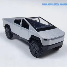 Cybertruck Die-Cast Car – Pull-Back Action, Light, Music, Openable Doors & Trunk-28