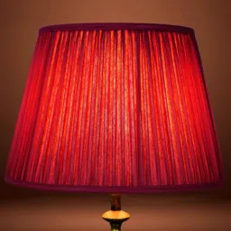 lampenschirm india Premium Softback 40cm Empire Silk Lampshade (Red)-picture-29