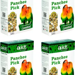 Panchee Pick Lovebird 4.8 kg (4x1.2 kg) Dry Adult Bird Food-picture-29
