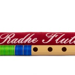 C Sharp Bansuri Middle Octave Right Handed Blue & Green With Velvet Cover PVC Flute-26