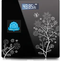 BELENZO Thick Tempered Glass LCD Display Digital Weight Machine body Weighing Scale Weighing Scale-47