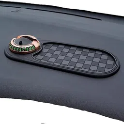 rhonnium ASCD-15 3 in 1 Rotatable Non-Slip Vehicle Dashboard Mat with Phone Holder Car Dashboard Cover-picture-22