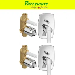Crust concealed Diverter Body with Concealed Upper Part set of 2 pic 405 Diverter with upper trim | Hot and Cold water Mixer | Complete set Diverter Faucet-29
